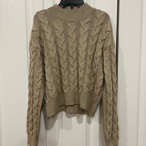 Knit sparkly sweater